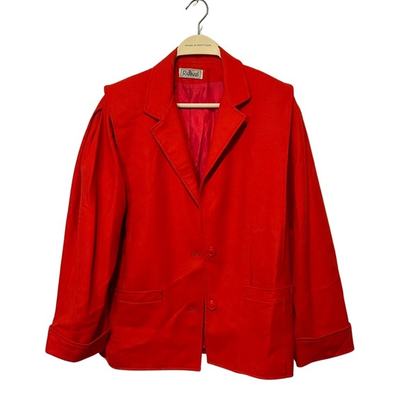 Vintage Blazer Coat 100% Virgin Wool - Picture 1 of 4